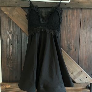 Short black dress
